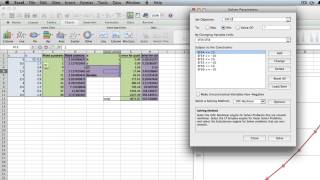 Using excel solver for fitting quadratic or catenary [upl. by Lotus]