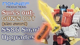 Transformers SS86 Snarl  Nonnef Upgrade Kit Instructions [upl. by Aedni]