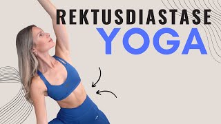 20 MIN Rückbildungsyoga  Rektusdiastase schließen im Flow  68 Wochen nach Geburt [upl. by Grove]