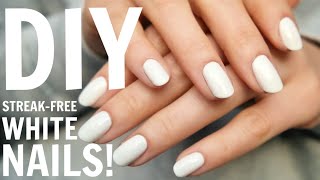 100 STREAKFREE WHITE MANICURE [upl. by Georgianne]