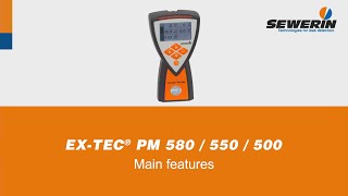 EXTEC® PM 5xxseries Gas leak detectors  Main features [upl. by Guibert]