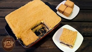 TARTA de la ABUELA 😍😋 PASTEL de GALLETAS y CREMA Receta  138 [upl. by Nazario486]