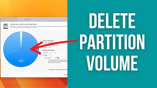 How to delete APFS partitionvolume on macOS Ventura [upl. by Artair]