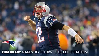 🔥 HYPE Tom Brady Returns to Gillette Stadium for Patriots Hall of Fame Ceremony [upl. by Orlene]