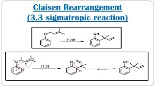 Claisen Rearrangement 33 sigmatropic reaction [upl. by Roby]