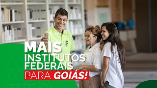 Institutos federais de Goiás recebem investimentos do MEC pelo Novo PAC Educação [upl. by Jarid828]