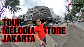 Vlog Tour Melodia Store Jakarta  Melodia Musik Online [upl. by Nrobyalc]