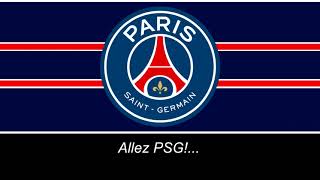 LHymne du Paris SaintGermain  Himno de París SaintGermain Letra [upl. by Maurizia973]