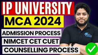 IP University MCA Admission Process 2024 Entrance exam syllabus Counselling complete details [upl. by Akimak]