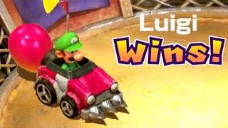 Mario Party Superstars  Luigi Wins by Doing Absolutely Nothing [upl. by Eiduj]