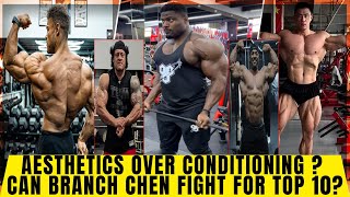 Aesthetics amp Shape over hard grainy conditioning  Wesley looks ripped  Branch Chen for top 10 [upl. by Francklin]