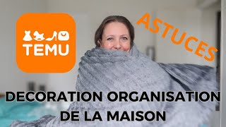 HAUL TEMU  ASTUCES ORGANISATION DECORATION POUR LA MAISON [upl. by Srednas]