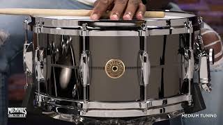 Gretsch 14x65 USA Custom Solid Steel Snare Drum G4164SSM [upl. by Anibas]