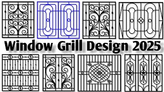 Window Grill Design 2024 New Model Modern Window Grill Design Idea Bd All Design [upl. by Eanahs]