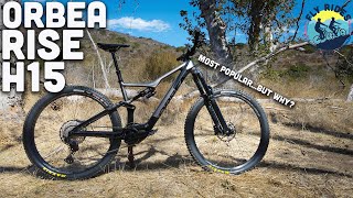 Most Popular Lightweight Electric Mountain Bike of 2022 at Fly RidesThe Orbea Rise H15 Reviewed [upl. by Reve]