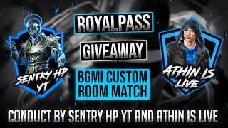 RP GIVEAWAY ROOM MATCHES  SUBSCRIBE AND PARTICIPATE  ATHIN IS LIVE freerp bgmitamil live [upl. by Petrine]