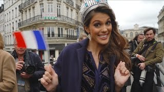 Miss Universe Iris Mittenaere Lille Parade [upl. by Ahselrak]