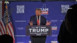 Donald Trump REPEATEDLY Interrupted by Protesters in Laconia New Hampshire [upl. by Tesler386]