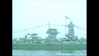 Jones 16mm Home Movies 1937 Coronation Fleet Review colour footage [upl. by La Verne]