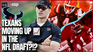 Should Texans Trade Up In The NFL Draft [upl. by Eynenihc643]