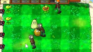 GamePlay of Plants vs Zombies by PopCap Games  Free Online Games [upl. by Kcinom]