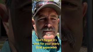 BLM Paperwork Reminder goldprospecting gold mining goldmining metaldetecting goldpanning [upl. by Aihtak219]