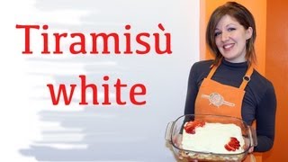 Tiramisù cioccolato bianco e fragole HD Cucina Veloce [upl. by Elleinnad]