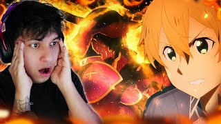 KIRITO AND EUGEO VS SYNTHESIS 7  Sword Art Online Season 3 Episode 14 Reaction [upl. by Anitsrihc]