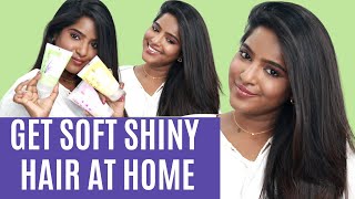 Get Beautiful Soft Shiny Hair At Home using Biolage Deep Treatment PackTamil [upl. by Fesuoy]