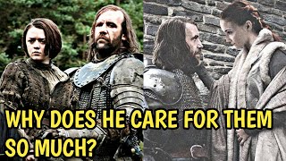 Why does Sandor Clegane have a special place in his heart for Arya and Sansa Stark [upl. by Fransis]