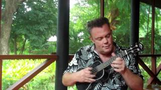 Duelling Banjos Theme from Deliverance on Ukulele by Warwick Murray and his Blukulele [upl. by Ldnek]