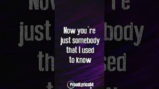 Gotye  Somebody That I Used To Know Lyrics ft Kimbra [upl. by Seniag]