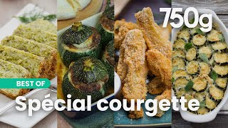 Nos 4 meilleures recettes aux courgettes  750g [upl. by Barram]