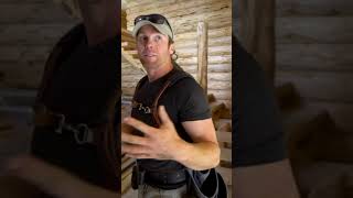 Tour of Meadowlark Log Home vaulted great room [upl. by Irik]