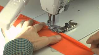 Learn How to Sew  Device for folding an edge of a fabric [upl. by Abbot]