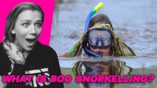 AMERICAN REACTS TO BOG SNORKELLING  AMANDA RAE [upl. by Iru]