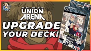 Starter Deck amp Main Set Upgrades for Jujutsu Kaisen  Union Arena [upl. by Lyndy792]