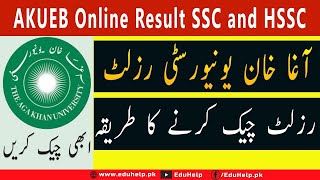 AKUEB Result 2024 SSC III amp HSSC III Announced  How to Check AKUEB Result [upl. by Watters]