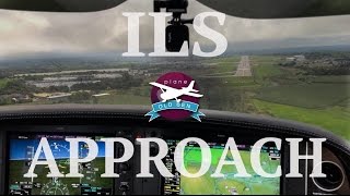 Cirrus SR22T  IFR ILS Approach To Leeds Bradford EGNM [upl. by Fernande]