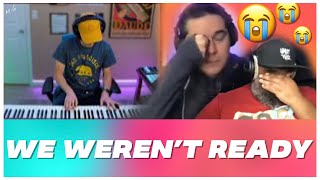 Marcus Veltri Reaction I played piano with a broken finger on OMEGLE [upl. by Assertal]