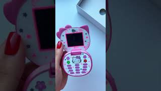 Unboxing HELLO KITTY Unlocked K688 Flip Mini Phone 📱 hellokittyphone [upl. by Ri]