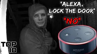 Top 10 Scary Things Alexa Has Said And Done [upl. by Eidua]