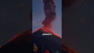 Erupting Volcanoes Caught on Camera  facts shorts [upl. by Oiredised]