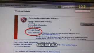 Windows Update Errors found Code 800F0902 8024001F [upl. by Pejsach]