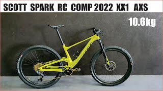 Scott Spark RC  Comp  2022  Custom  Sram XX1 AXS  106kg [upl. by Akayas]