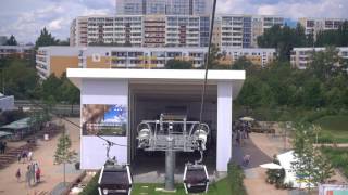 IGA Berlin 2017  Seilbahnfahrten Ropeway rides in 𝟒𝐊 🚡 [upl. by Rufus]