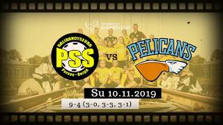 PSS  Pelicans 94 Suomen Cup maalikooste 10112019 [upl. by Odlabso]