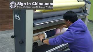 Qomolangma 63quot Heavy Duty FullAuto Roll to Roll HighEnd Lamination Machine [upl. by Adelaide]