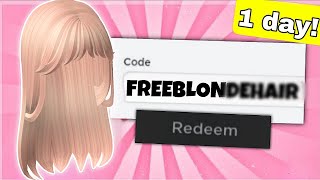 PROMOCODES amp FREE HAIR NEW 💜 [upl. by Hesper]