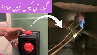 Gas geyser not turn on  gas geyser tripping problem solved  gas geyser repair at home [upl. by Cerf777]